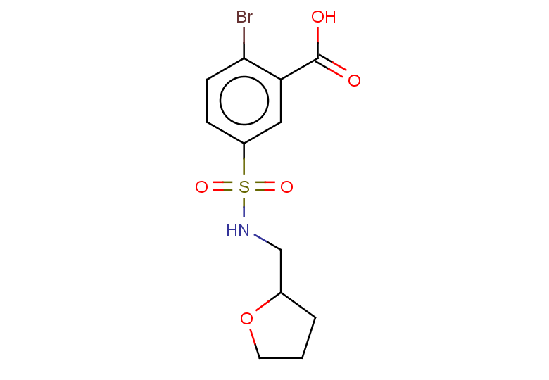 2-bromo-5-{[(oxolan-2-yl)methyl]sulfamoyl}benzoic acid