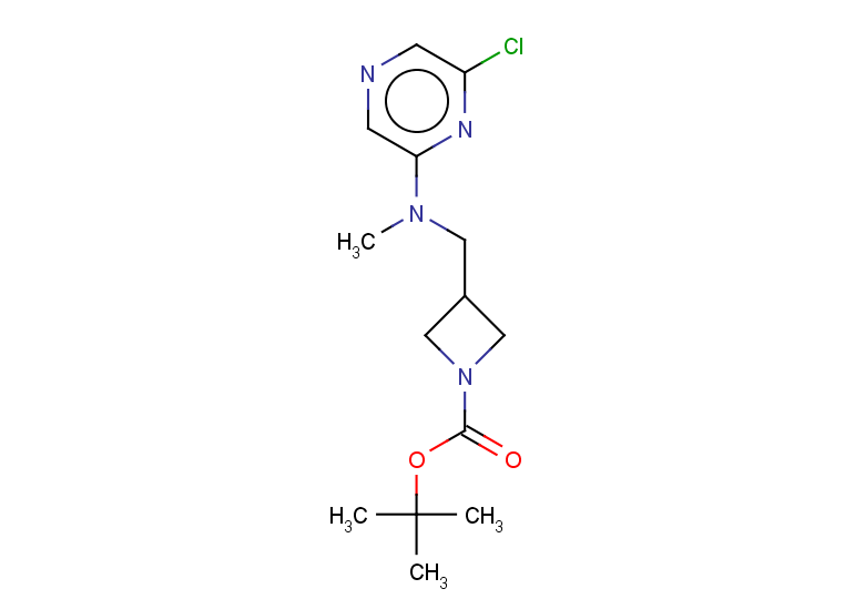 tert-butyl 3-{[(6-chloropyrazin-2-yl)(methyl)amino]methyl}azetidine-1-carboxylate