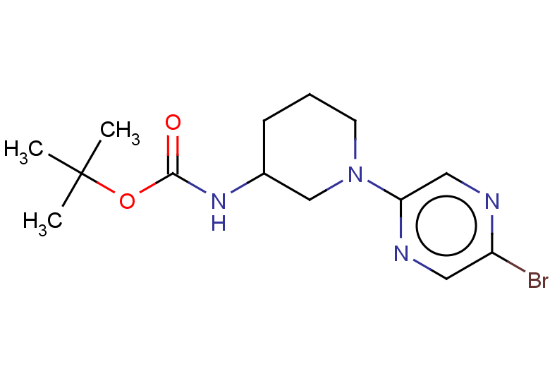 tert-butyl N-[1-(5-bromopyrazin-2-yl)piperidin-3-yl]carbamate