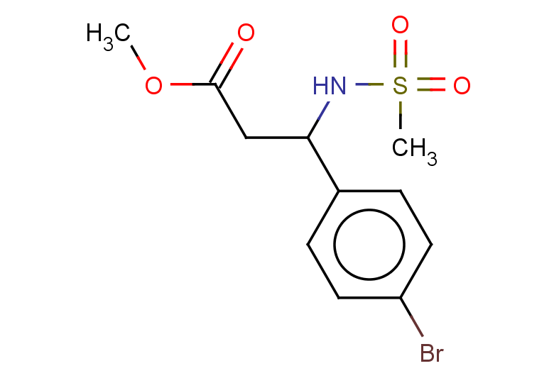 methyl 3-(4-bromophenyl)-3-methanesulfonamidopropanoate