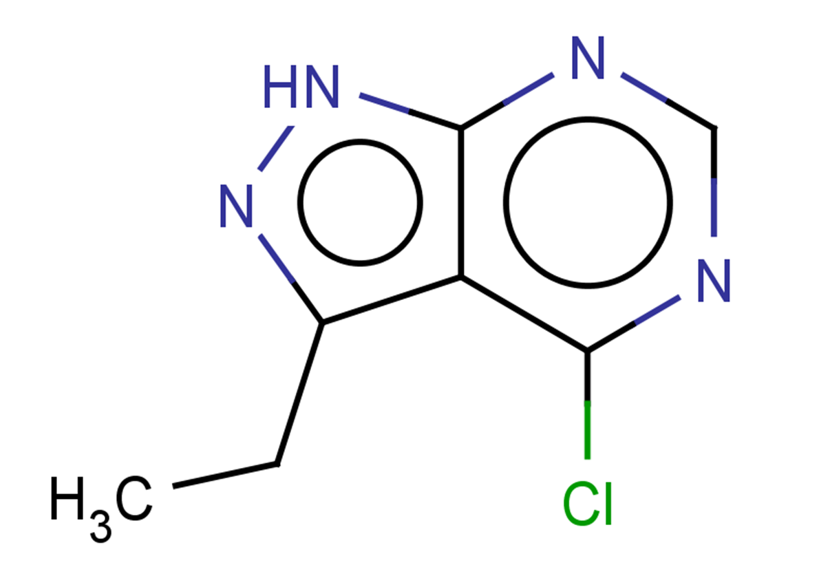 4-chloro-3-ethyl-1H-pyrazolo[3,4-d]pyrimidine