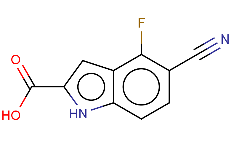 5-cyano-4-fluoro-1H-indole-2-carboxylic acid