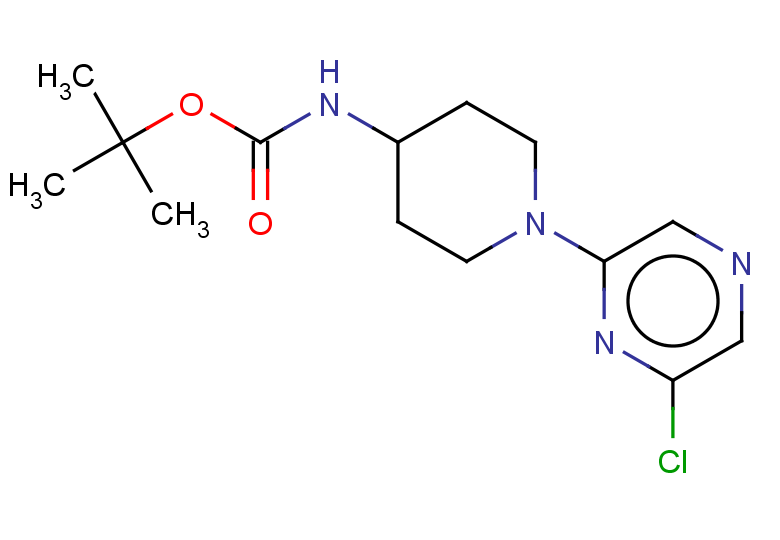 tert-butyl N-[1-(6-chloropyrazin-2-yl)piperidin-4-yl]carbamate