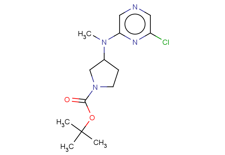 tert-butyl 3-[(6-chloropyrazin-2-yl)(methyl)amino]pyrrolidine-1-carboxylate
