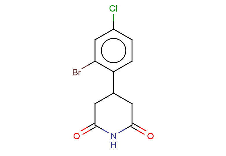 4-(2-bromo-4-chlorophenyl)piperidine-2,6-dione