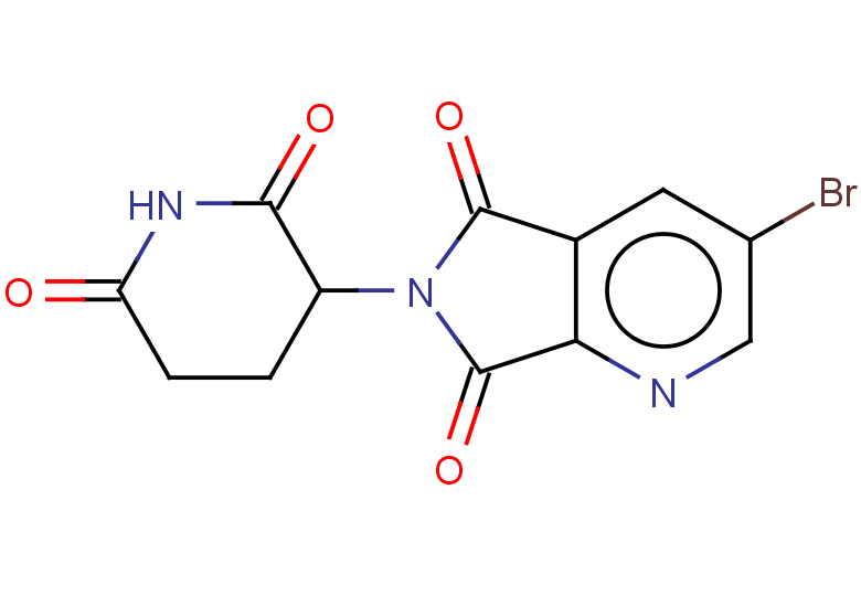 3-{3-bromo-5,7-dioxo-5H,6H,7H-pyrrolo[3,4-b]pyridin-6-yl}piperidine-2,6-dione