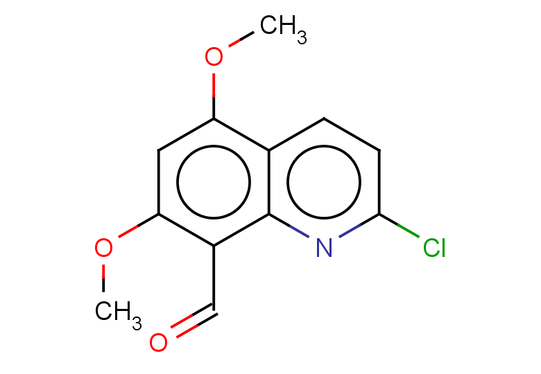 2-chloro-5,7-dimethoxyquinoline-8-carbaldehyde