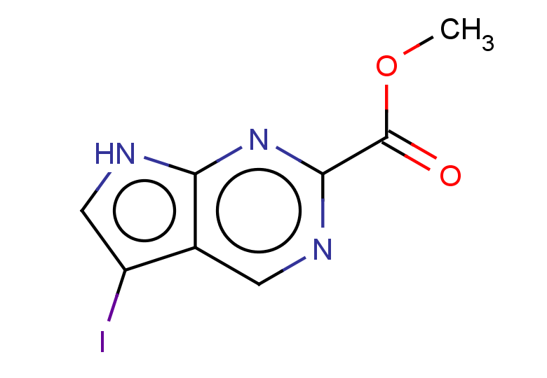 methyl 5-iodo-7H-pyrrolo[2,3-d]pyrimidine-2-carboxylate