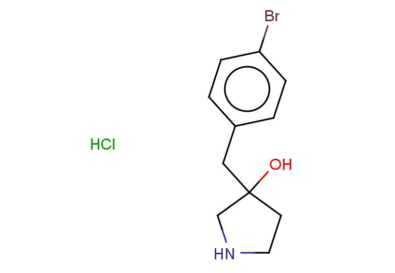 3-[(4-bromophenyl)methyl]pyrrolidin-3-ol hydrochloride