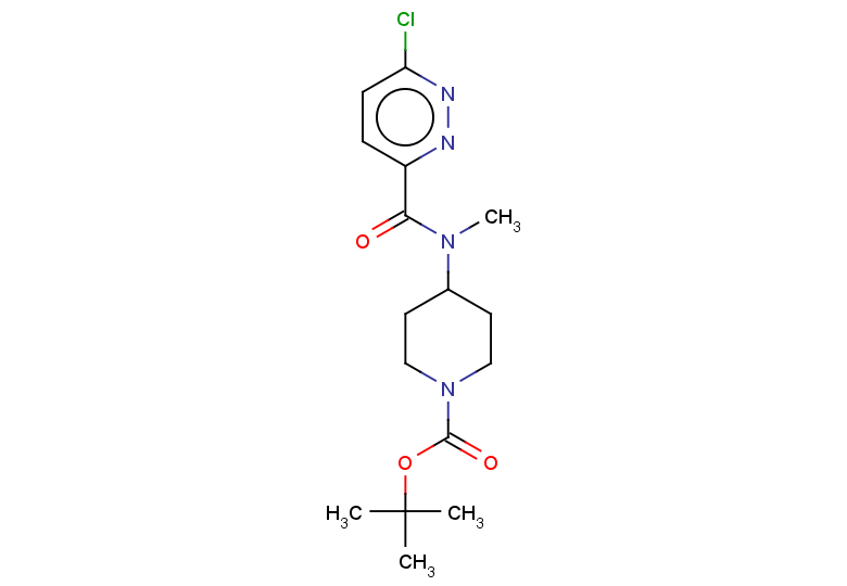 tert-butyl 4-(N-methyl6-chloropyridazine-3-amido)piperidine-1-carboxylate