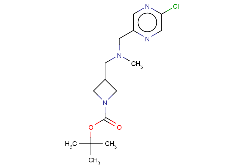 tert-butyl 3-({[(5-chloropyrazin-2-yl)methyl](methyl)amino}methyl)azetidine-1-carboxylate