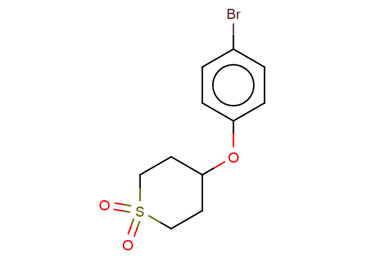 4-(4-bromophenoxy)-1lambda6-thiane-1,1-dione