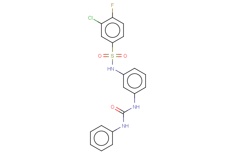3-[3-(3-chloro-4-fluorobenzenesulfonamido)phenyl]-1-phenylurea