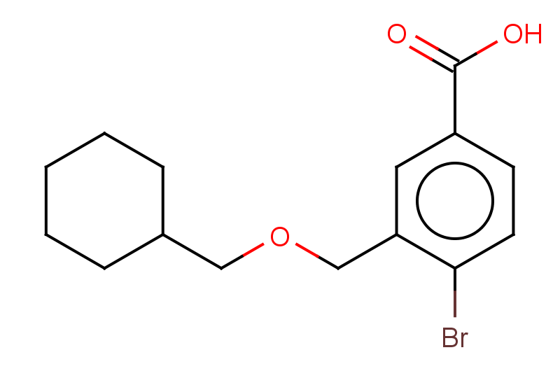 4-bromo-3-[(cyclohexylmethoxy)methyl]benzoic acid