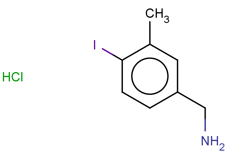 (4-iodo-3-methylphenyl)methanamine hydrochloride