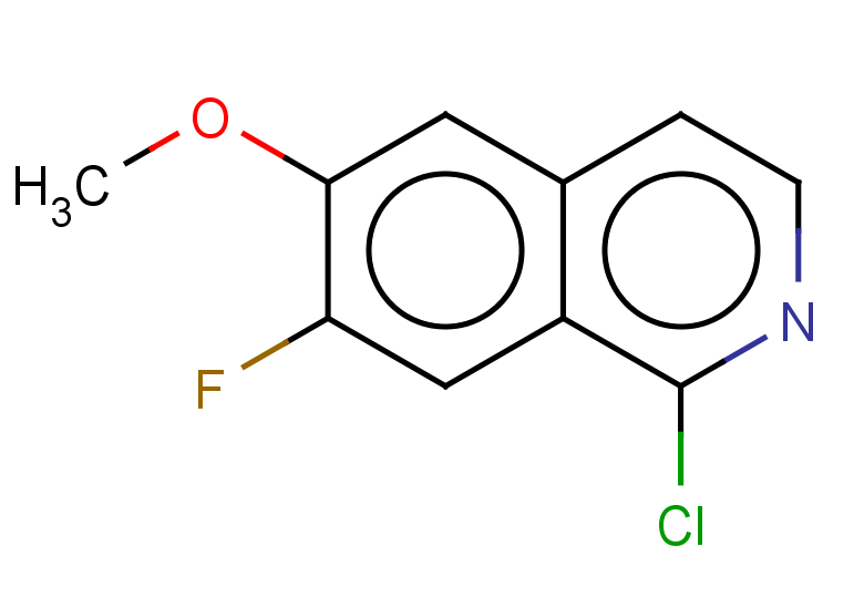 1-chloro-7-fluoro-6-methoxyisoquinoline