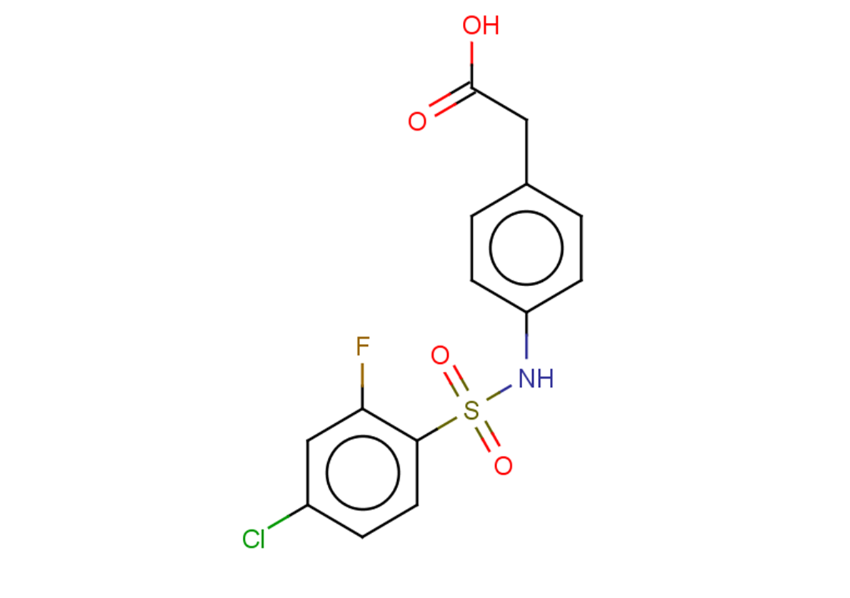 2-[4-(4-chloro-2-fluorobenzenesulfonamido)phenyl]acetic acid