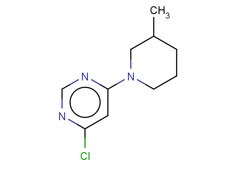 4-chloro-6-(3-methylpiperidin-1-yl)pyrimidine