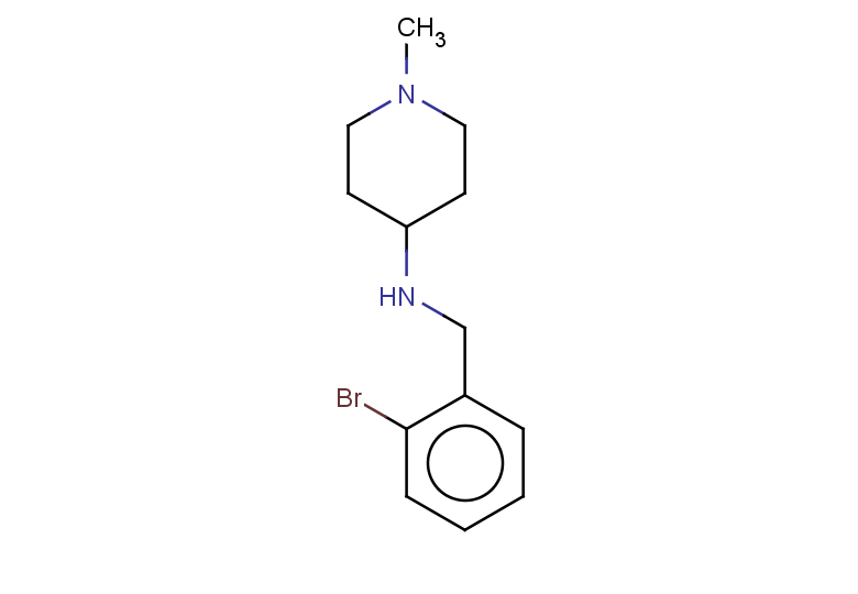N-[(2-bromophenyl)methyl]-1-methylpiperidin-4-amine