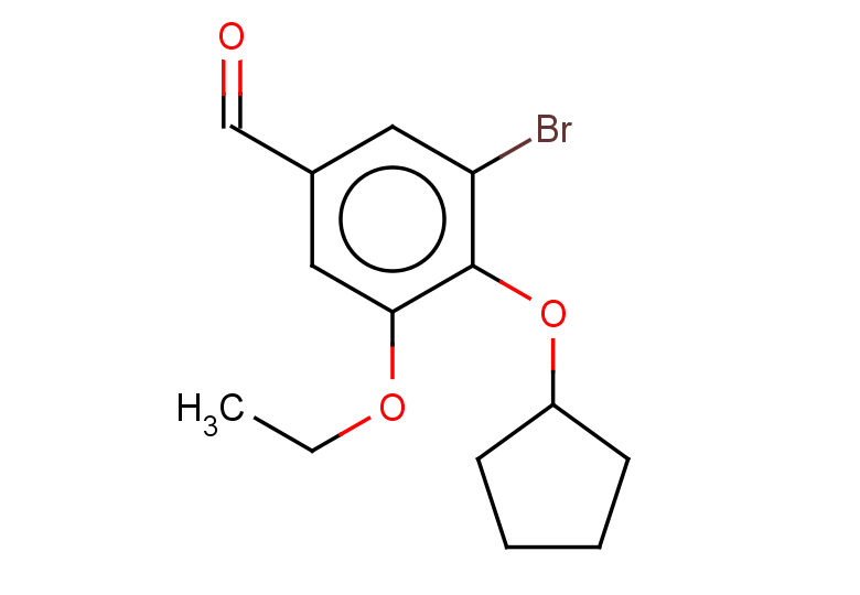 3-BROMO-4-(CYCLOPENTYLOXY)-5-ETHOXYBENZALDEHYDE