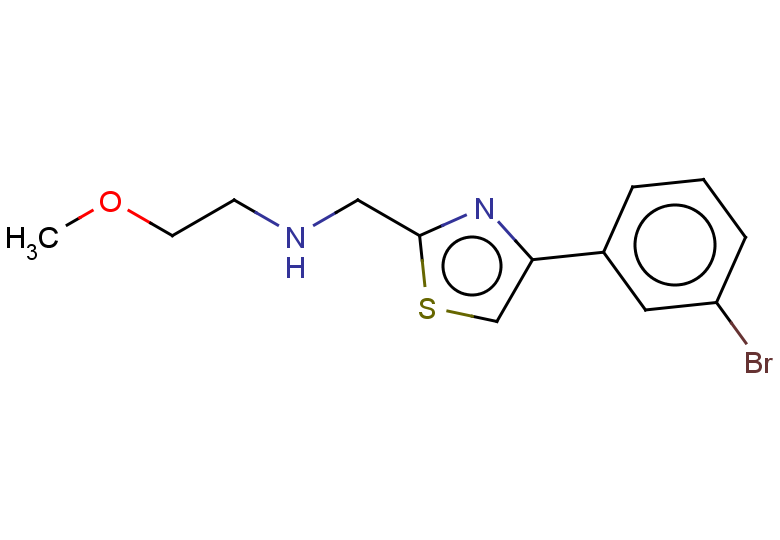 {[4-(3-bromophenyl)-1,3-thiazol-2-yl]methyl}(2-methoxyethyl)amine