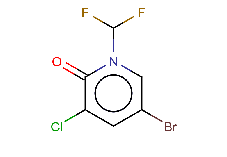 5-bromo-3-chloro-1-(difluoromethyl)-1,2-dihydropyridin-2-one