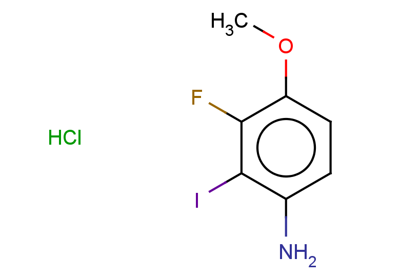 3-fluoro-2-iodo-4-methoxyaniline hydrochloride