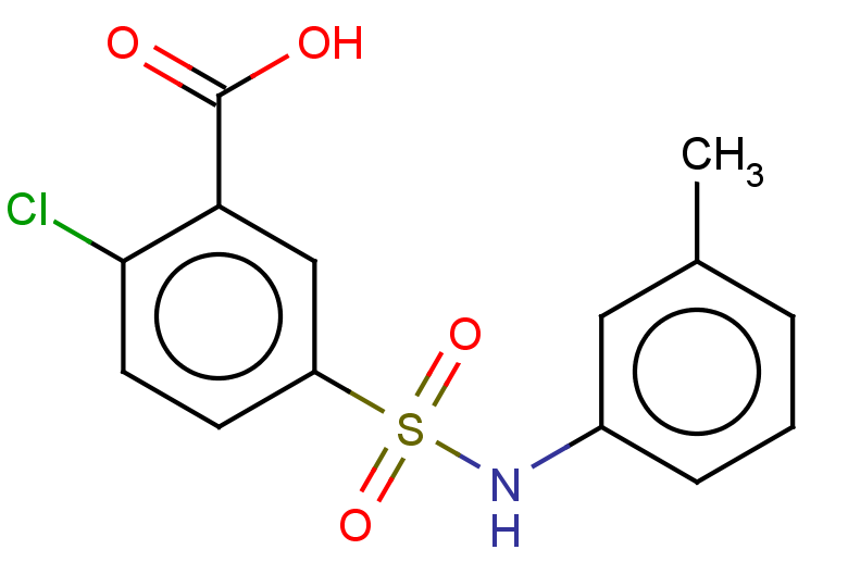 2-chloro-5-[(3-methylphenyl)sulfamoyl]benzoic acid
