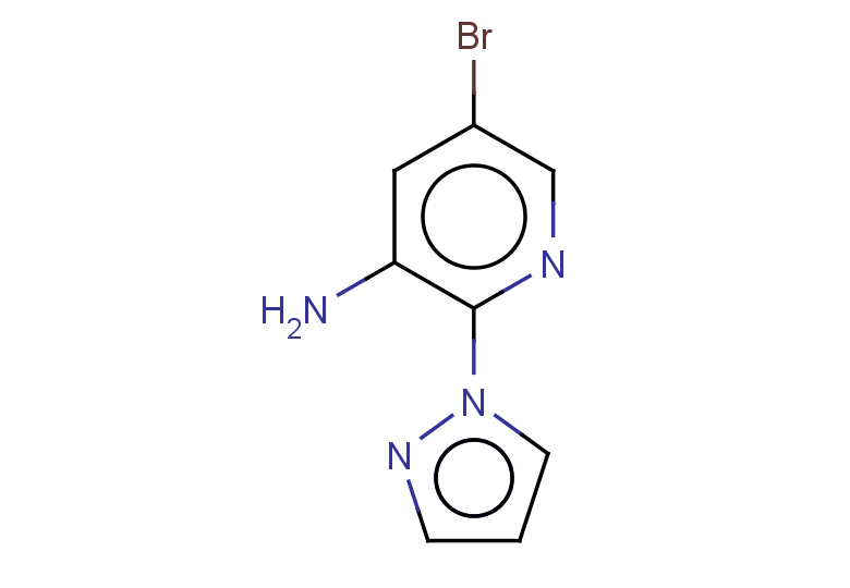 5-bromo-2-(1H-pyrazol-1-yl)pyridin-3-amine