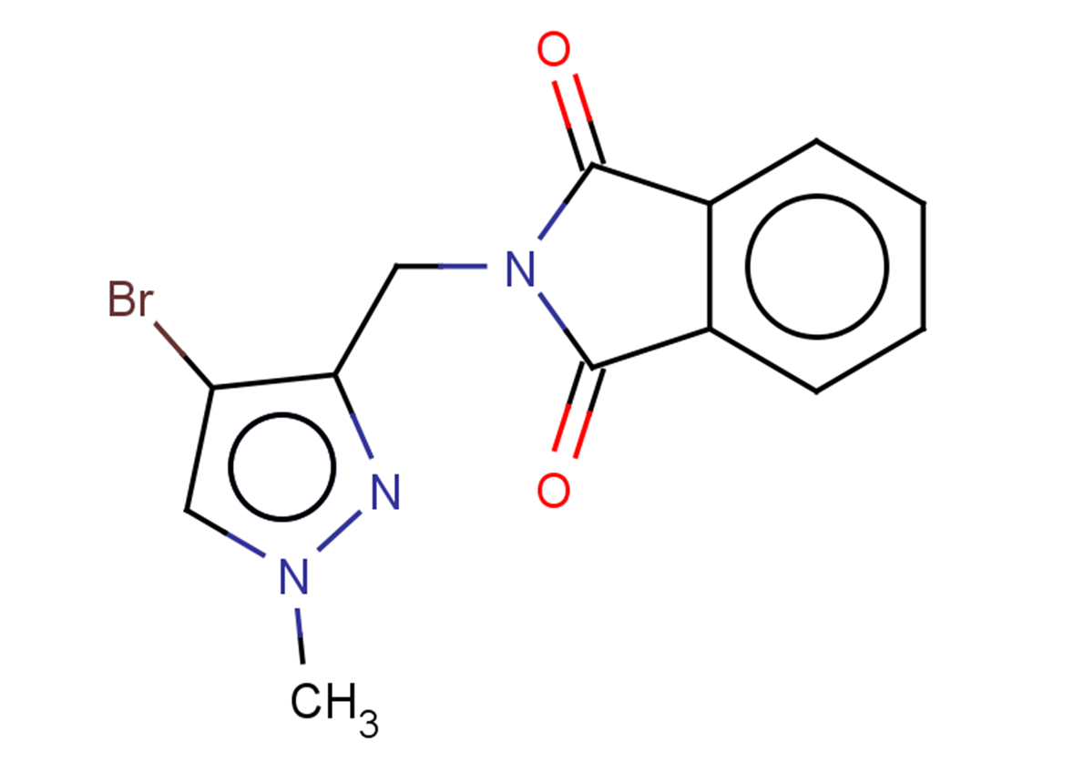 2-[(4-bromo-1-methyl-1H-pyrazol-3-yl)methyl]-2,3-dihydro-1H-isoindole-1,3-dione