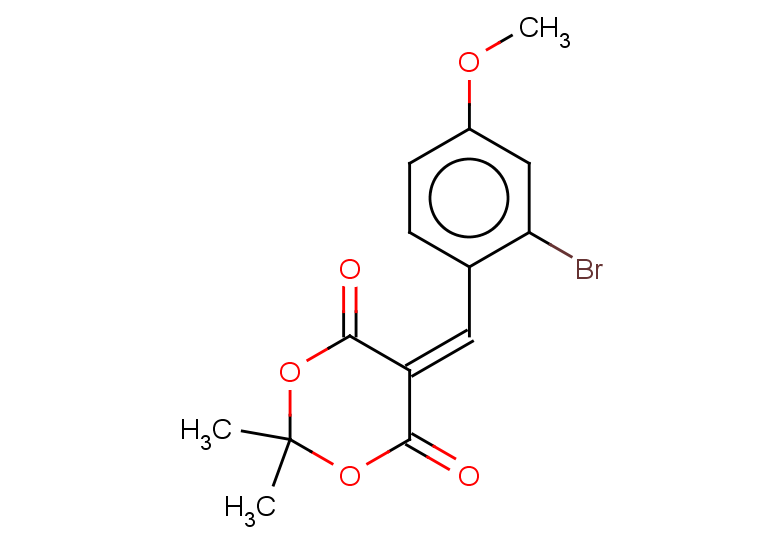 5-[(2-bromo-4-methoxyphenyl)methylidene]-2,2-dimethyl-1,3-dioxane-4,6-dione