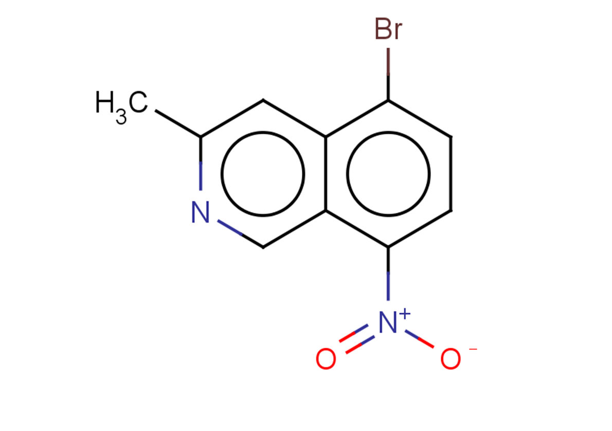 5-bromo-3-methyl-8-nitroisoquinoline