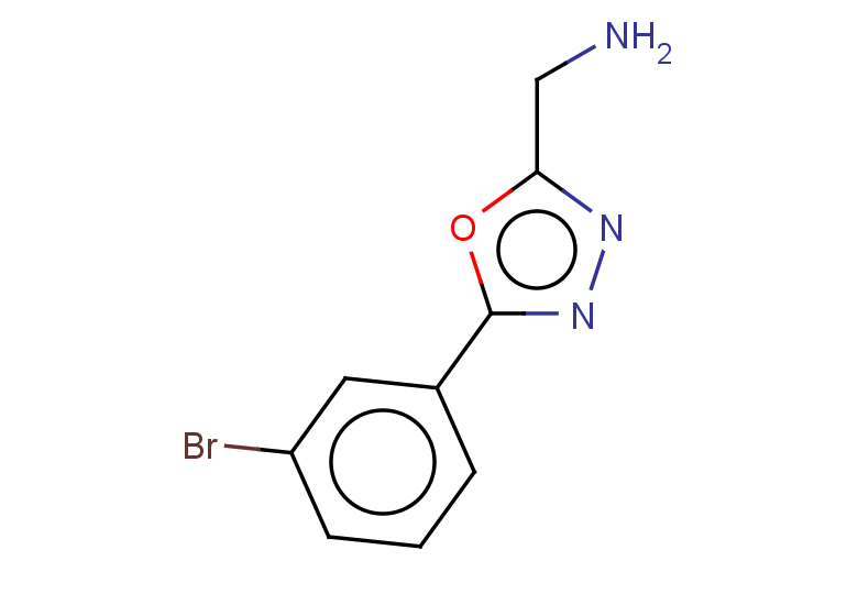 [5-(3-bromophenyl)-1,3,4-oxadiazol-2-yl]methanamine
