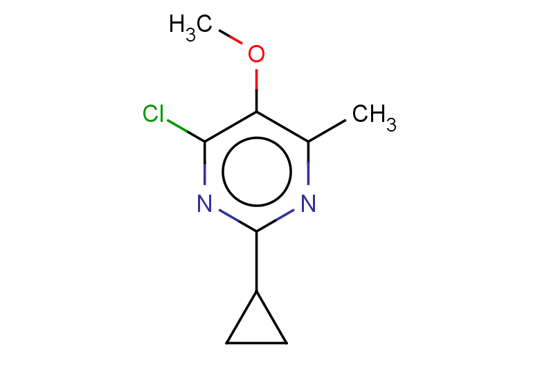 4-chloro-2-cyclopropyl-5-methoxy-6-methylpyrimidine