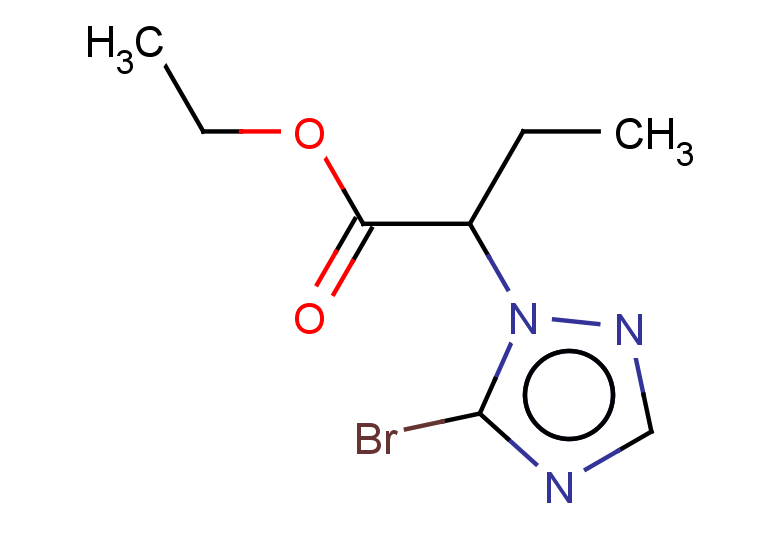 ethyl 2-(5-bromo-1H-1,2,4-triazol-1-yl)butanoate