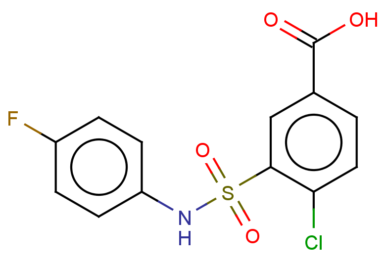4-chloro-3-[(4-fluorophenyl)sulfamoyl]benzoic acid