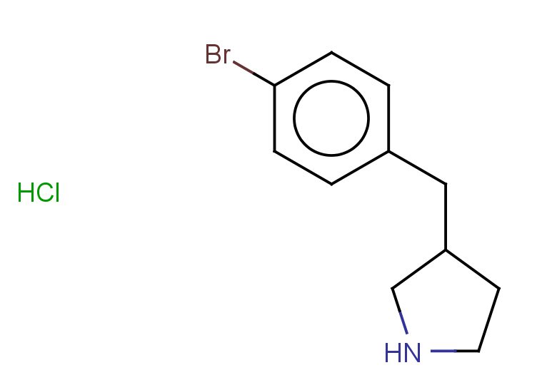 3-[(4-bromophenyl)methyl]pyrrolidine hydrochloride