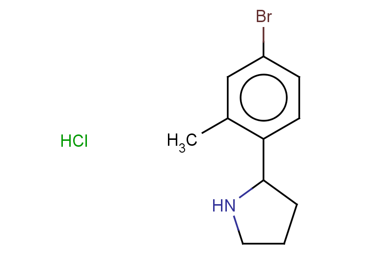 2-(4-bromo-2-methylphenyl)pyrrolidine hydrochloride