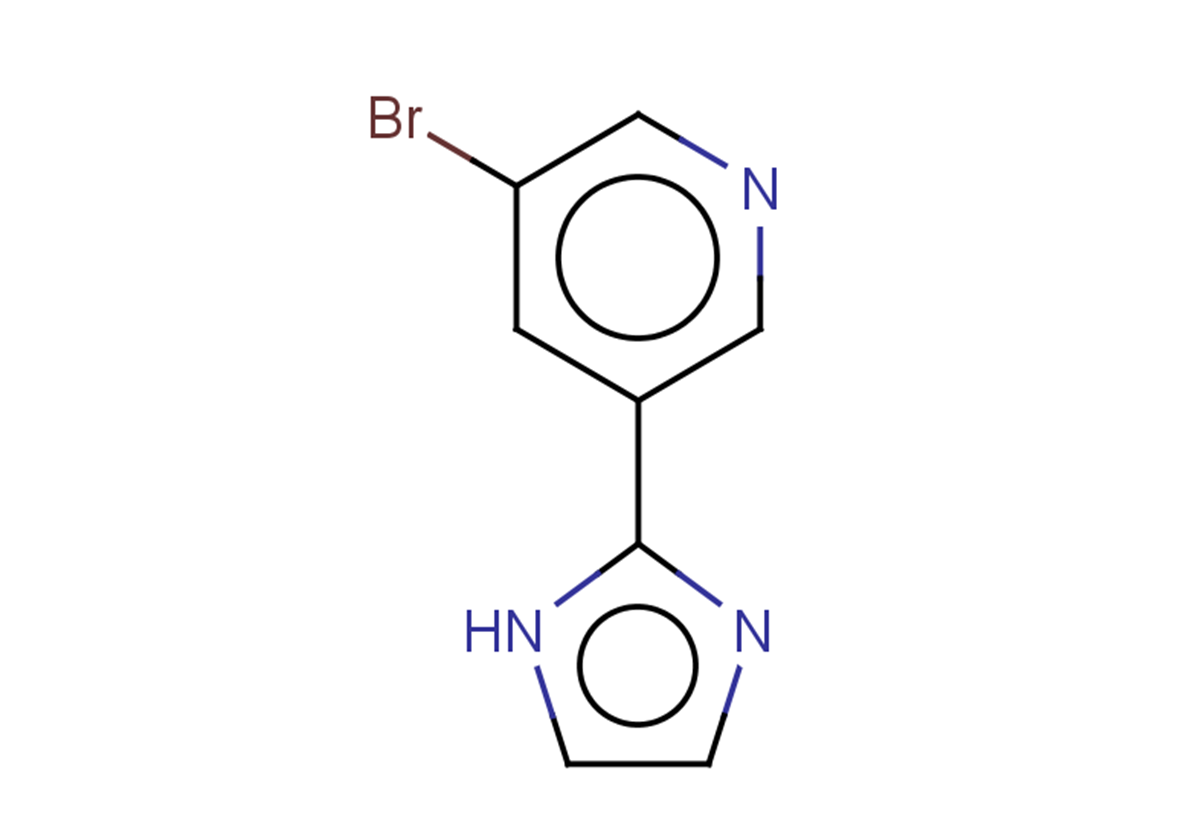3-bromo-5-(1H-imidazol-2-yl)pyridine