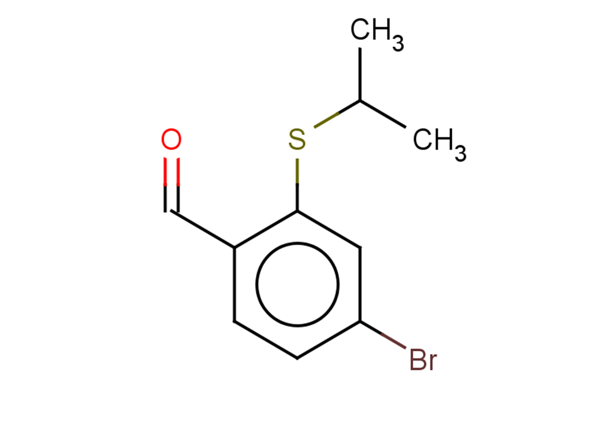 4-bromo-2-(propan-2-ylsulfanyl)benzaldehyde