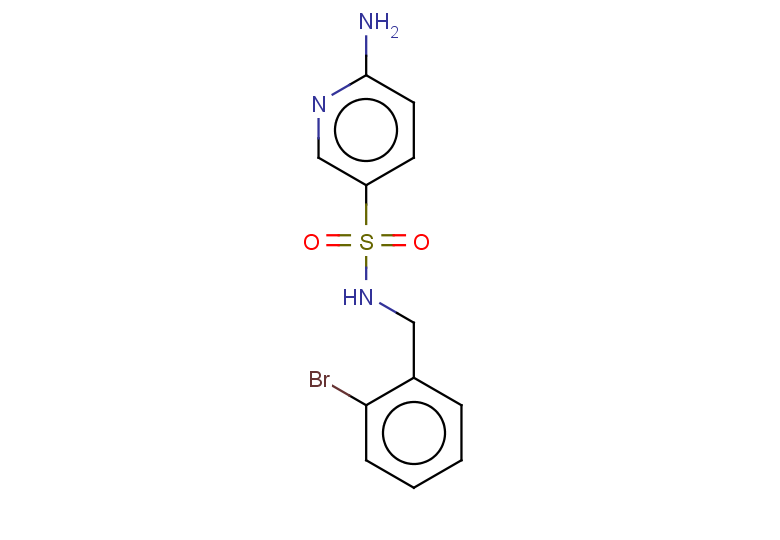 6-amino-N-[(2-bromophenyl)methyl]pyridine-3-sulfonamide