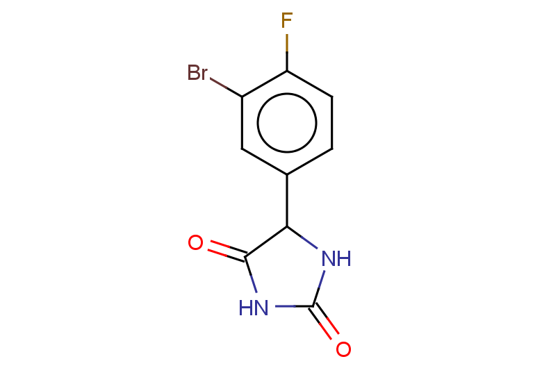 5-(3-bromo-4-fluorophenyl)imidazolidine-2,4-dione
