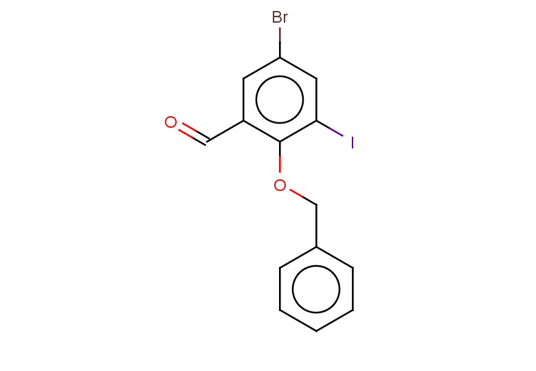 2-(BENZYLOXY)-5-BROMO-3-IODOBENZALDEHYDE