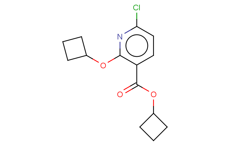 cyclobutyl 6-chloro-2-cyclobutoxypyridine-3-carboxylate