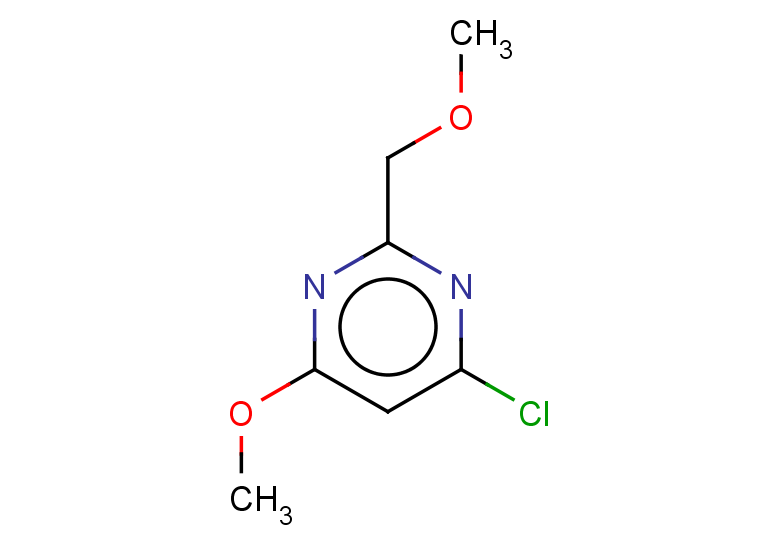 4-chloro-6-methoxy-2-(methoxymethyl)pyrimidine