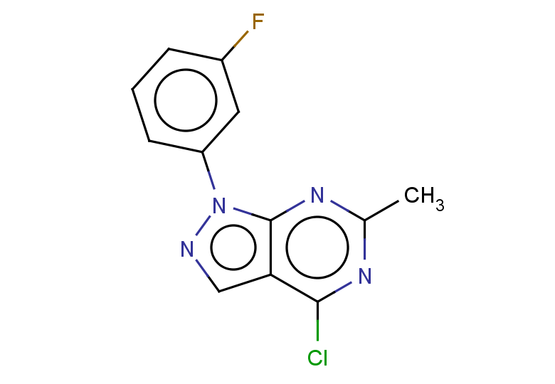 4-CHLORO-1-(3-FLUOROPHENYL)-6-METHYL-1H-PYRAZOLO[3,4-D]PYRIMIDINE