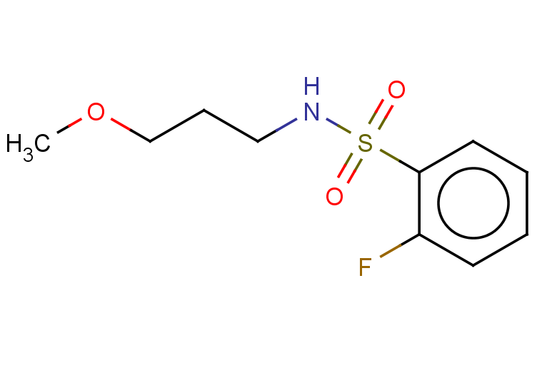 2-fluoro-N-(3-methoxypropyl)benzene-1-sulfonamide