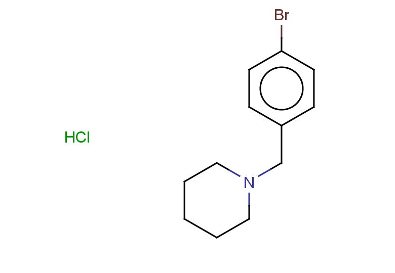 1-[(4-bromophenyl)methyl]piperidine hydrochloride