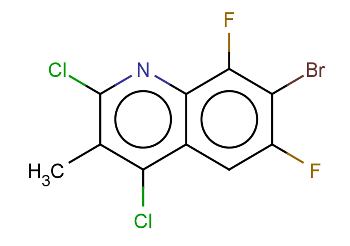 7-bromo-2,4-dichloro-6,8-difluoro-3-methylquinoline