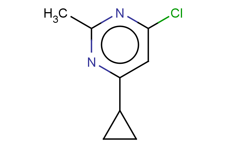 4-chloro-6-cyclopropyl-2-methylpyrimidine